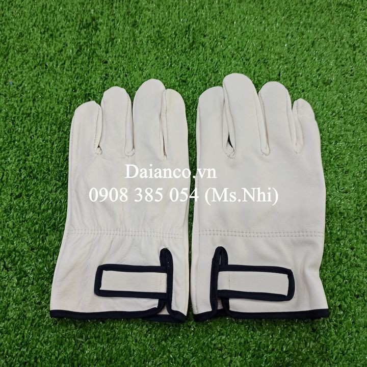 Găng tay da hàn Tig ngắn tay miếng dán tiện lợi- Hình thật