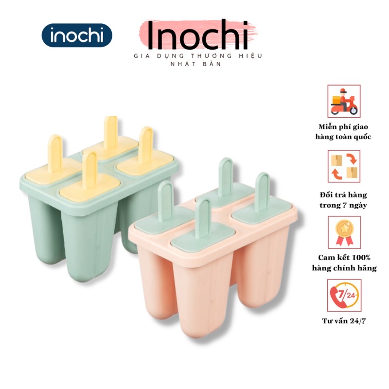 Khuôn Làm Kem Cho Bé Inochi Cao Cấp Nhựa An Toàn