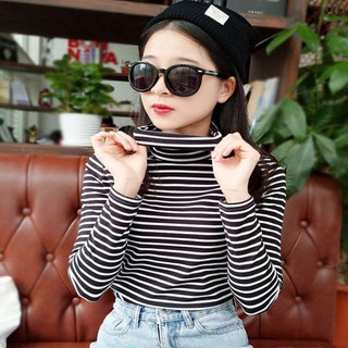 Áo Thun Cổ Lọ Cho Nữ