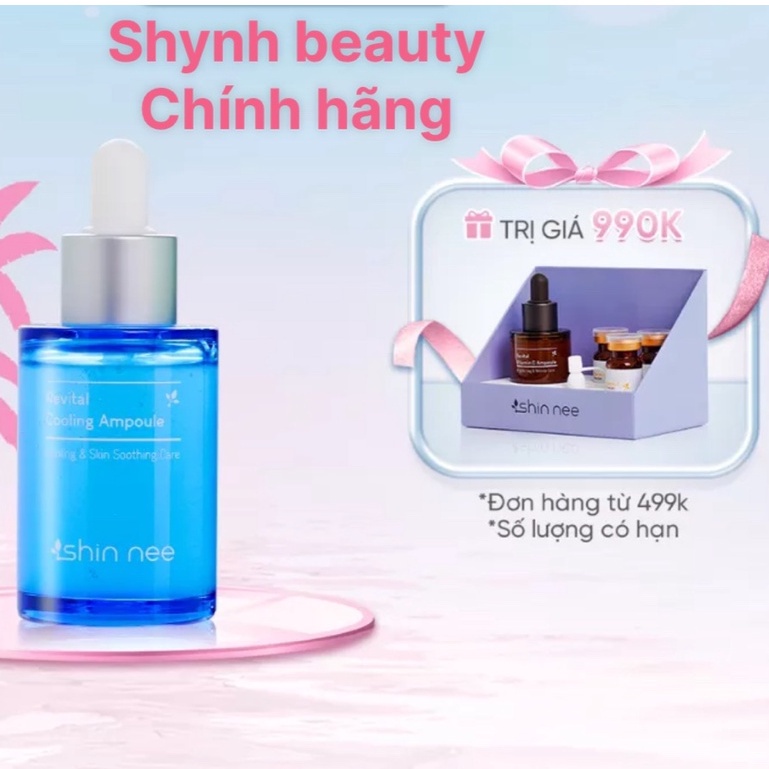 serum Cooling Ampoule shin nee 30ml - Làm Dịu Mát Làn Da