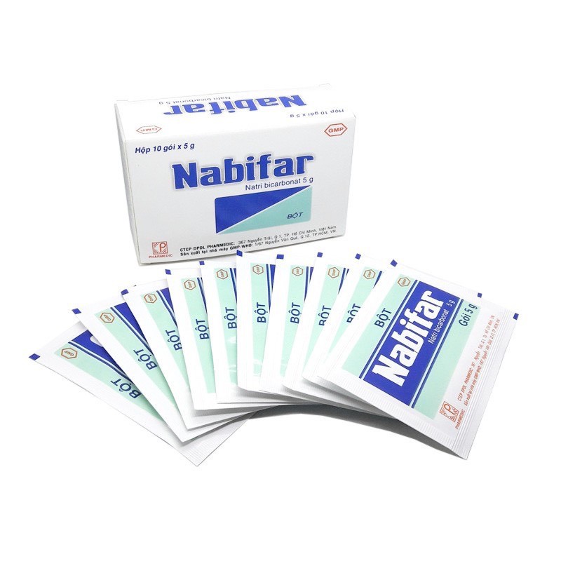 Bột Pha Dung Dịch Vệ Sinh Nabifar Hộp 10 Gói