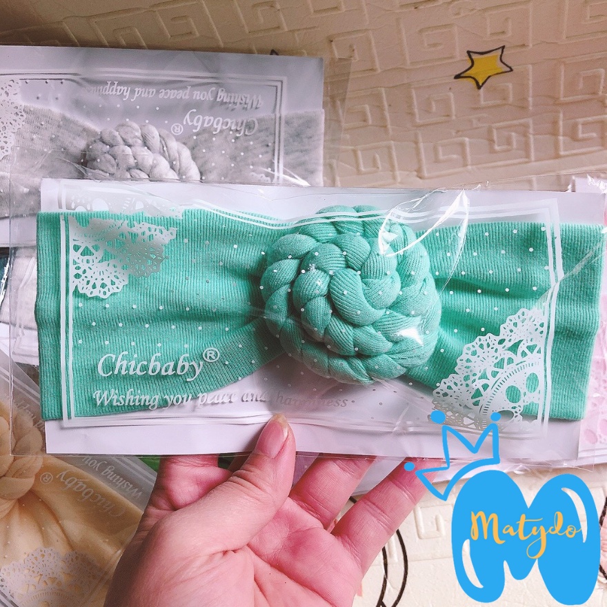 Mũ nón băng đô Turban cho trẻ nơ đội đầu cho bé gái tuban mùa hè 0 đến 2 tuổi