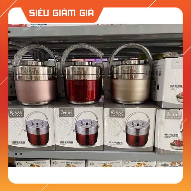 🌟🌟 Cặp lồng inox giữ nhiệt 1,3 lít và 1.5lít