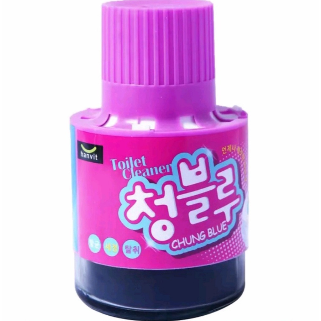 Chai thả bồn cầu Hàn Quốc, Khử khuẩn, thơm nhà vệ sinh, 1 chai dùng 1 tháng giao màu ngẫu nhiên