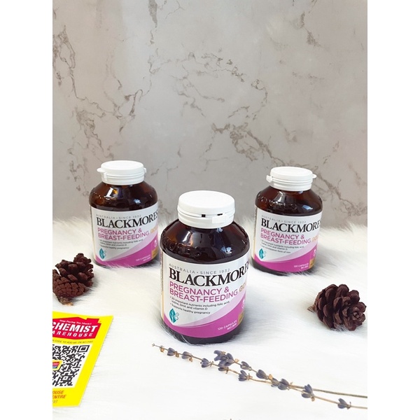 [100% Hàng Auth] Viên uống vitamin tổng hợp cho bà bầu và sau sinh blackmores pregnancy &amp; breast feeding gold