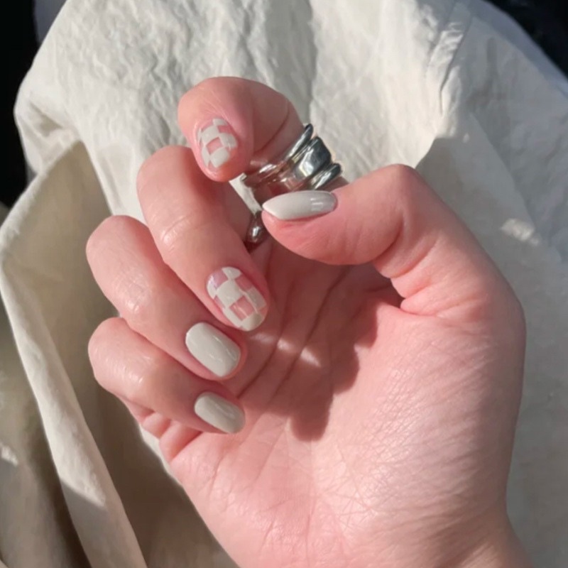 Set 24 móng tay giả NOBOX không kèm hộp đựng ( Tặng kèm keo và dũa )