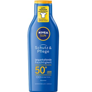  Kem chống nắng và dưỡng ẩm toàn thân NIVEA SUN Schutz & Pflege SPF 50+ 200ml - Đức