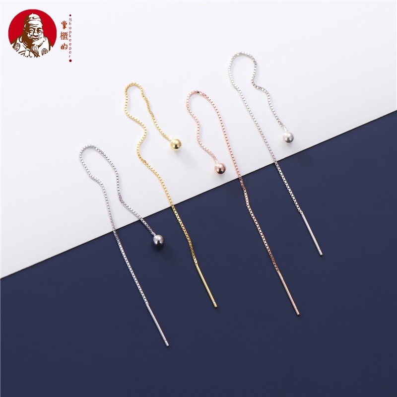 Hộp Mạ Vàng / Bạc 925 Dùng Làm Bông Tai DIY