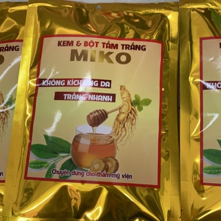 Kem và bột tắm trắng MIKO