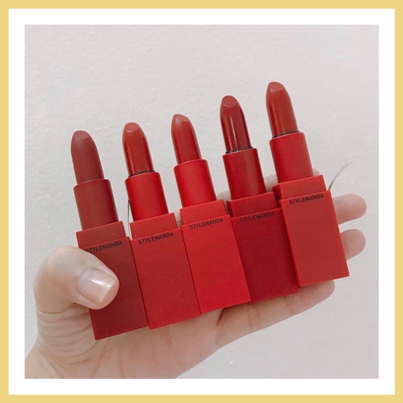 SON THỎI 3CE RED RECIPE MATTE LIP COLOR