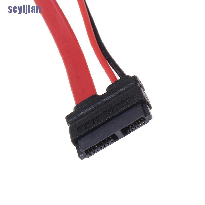 Dây cáp SATA 7 + 6 Pin cho ổ đĩa máy tính DVD / - RW