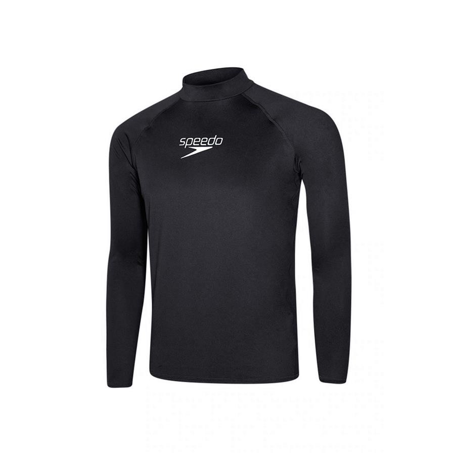 Áo bơi chống nắng nam SPEEDO Rashguard SOJ20007-BKWH | BigBuy360 - bigbuy360.vn