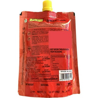SỐT GỪNG NGHIỀN - GINGER PASTE 200GAM