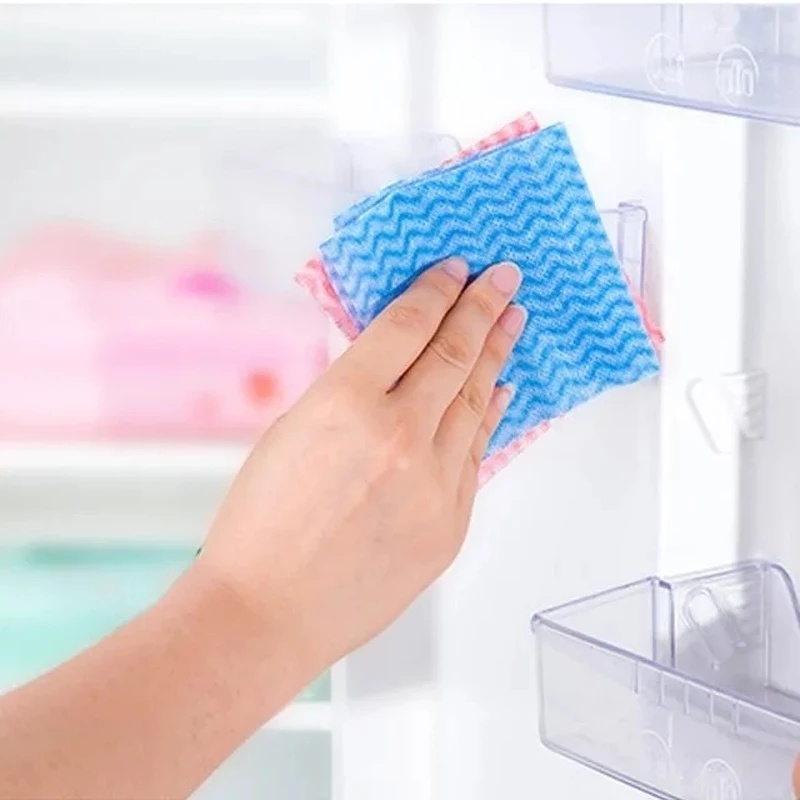 Set 80 Miếng Vải Không Dệt Lau Chén Dĩa Có Thể Tháo Rời Đa Năng