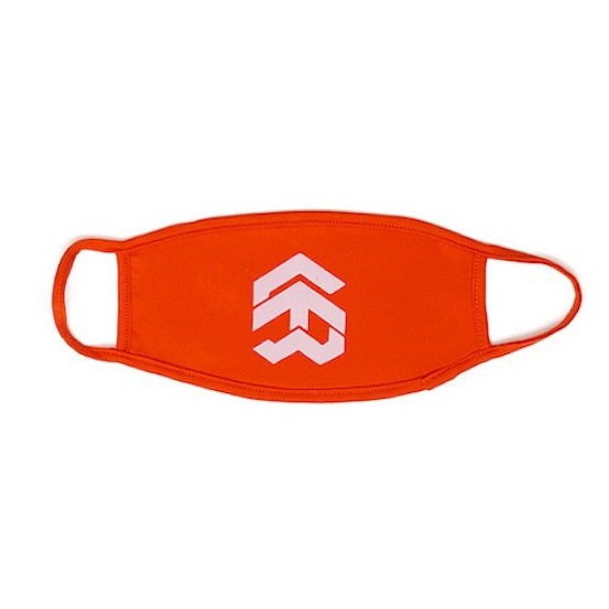 5THEWAY® /solid/ BIG LOGO MASK™ in FLAME aka Khẩu Trang Cam
