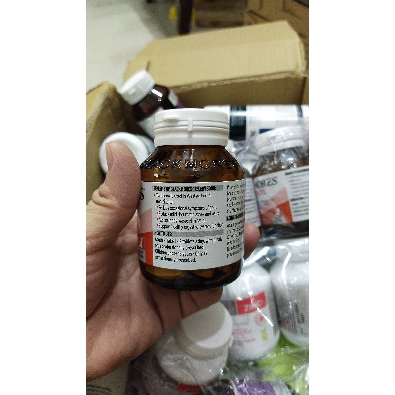 Viên uống phòng và hỗ trợ cho người Gout  - Blackmores Celery 3000 50 viên