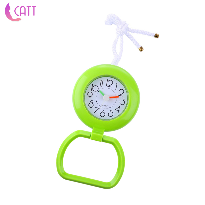 [Dadada1] Đồng Hồ Treo Tường Phòng Tắm Yên Tĩnh Dễ Đọc Màu Xanh Lá