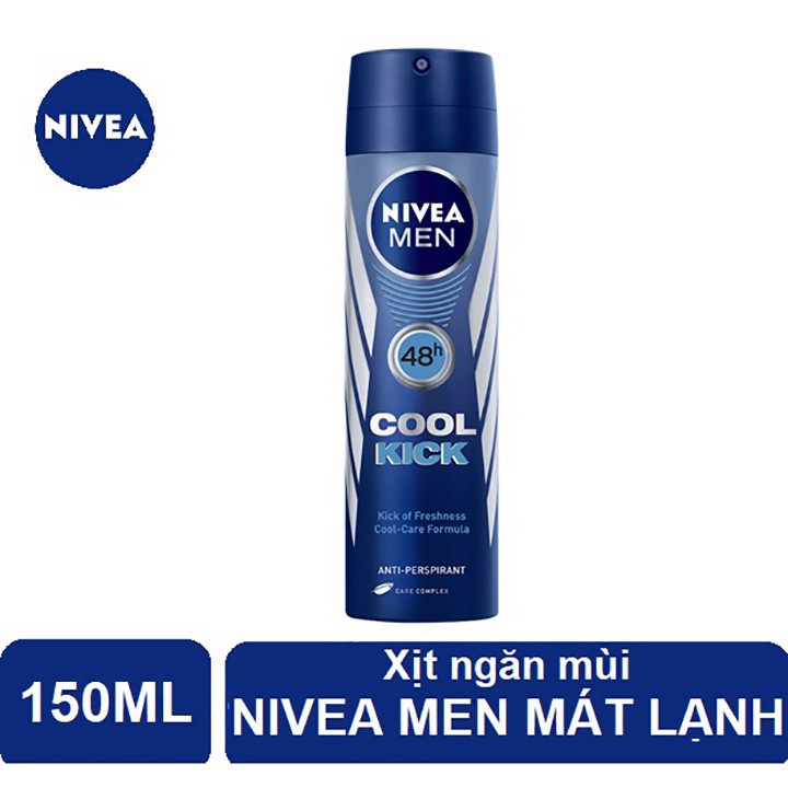 XỊT KHỬ MÙI TOÀN THÂN NIVEA MEN 150ML