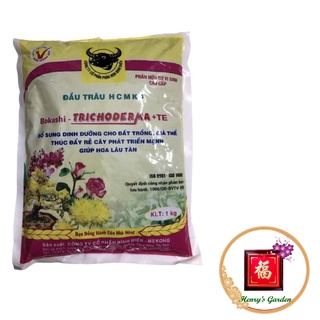 Phân bón hữu cơ vi sinh cao cấp đầu trâu hcmk7 bokashi - trichoderma + te - #166# 1kg