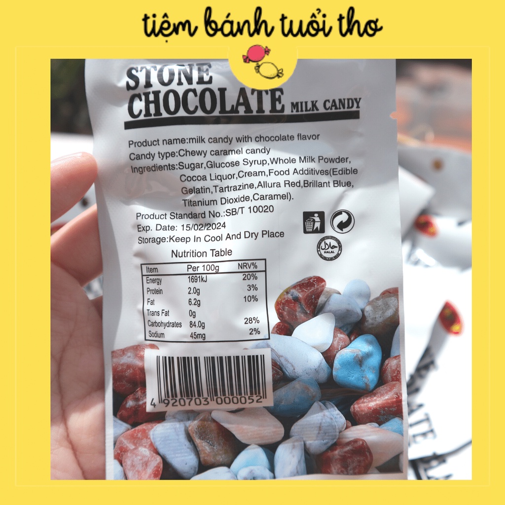 Kẹo Sữa Socola Sỏi Đá - Bánh Kẹo Tuổi Thơ