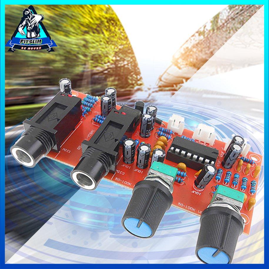 PT2399 NE5532 Bảng mạch khuếch đại micrô Bảng điều khiển âm vang bộ khuếch đại tiền khuếch đại [8/26]