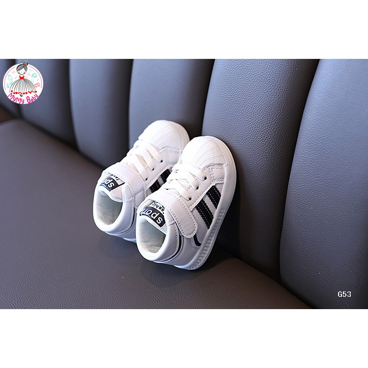 Giày cổ cao sọc đen từ 6 tháng đến 5 tuổi