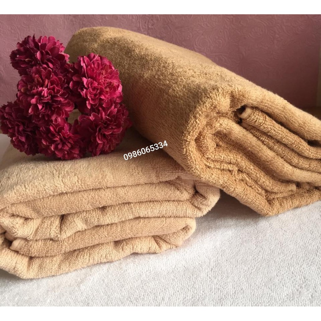 Khăn tắm dày cotton dùng trong khách sạn 5 sao kt 70x140cm
