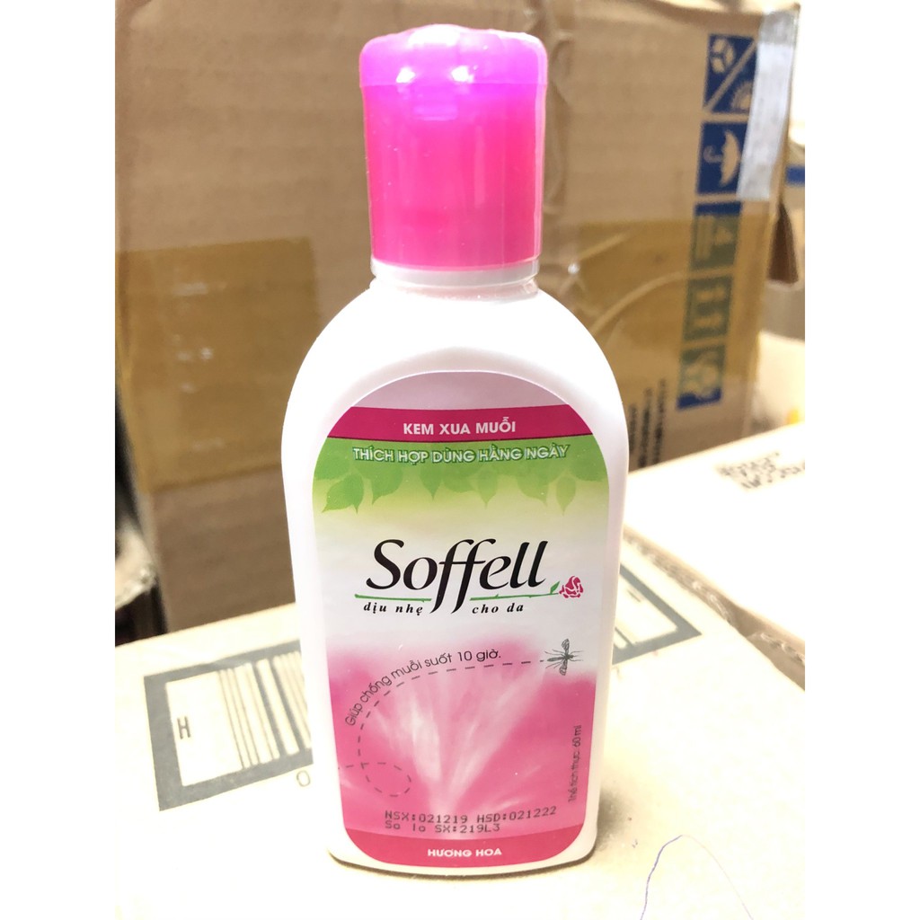 KEM XUA MUỖI HƯƠNG HOA SOFFELL 60ML