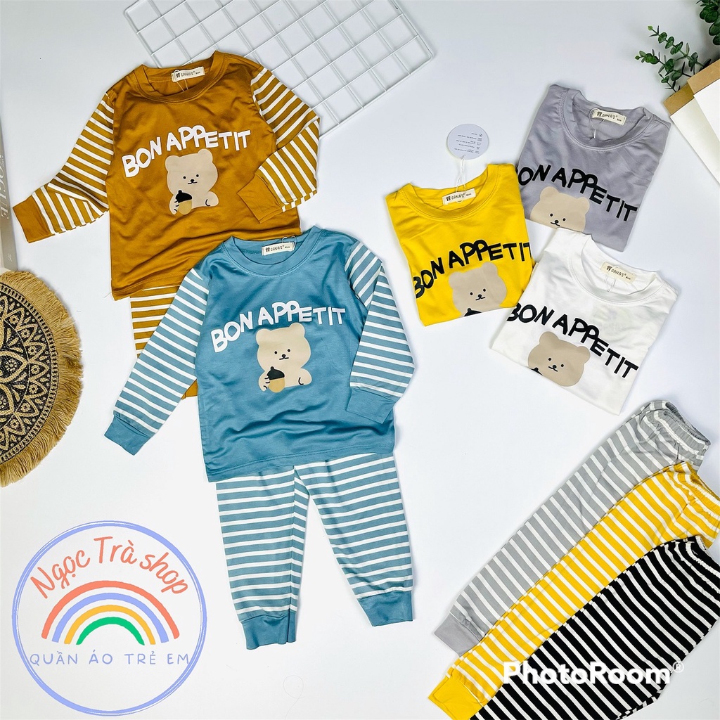 ⭐SP CAO CẤP⭐SIZE(9-30kg)Bộ CaNa's COTTON Lạnh Hàng Chuẩn Họa Tiết Dể Thương Cho Bé Gái Bé Trai Đủ