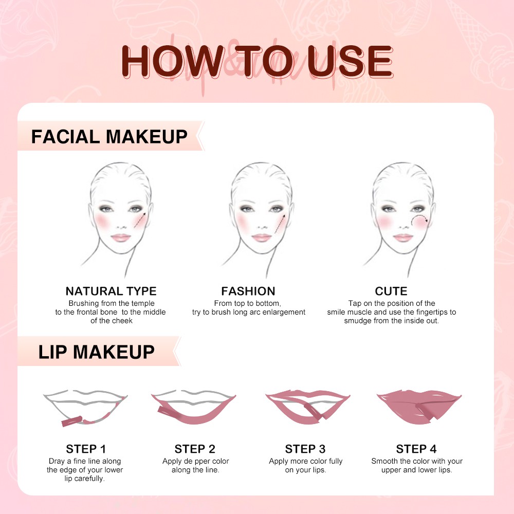 Son Môi Dạng Dầu O.TWO.O Yj005 30g Đầu Lăn Lâu Trôi Dưỡng Ẩm Chống Nước 4 Màu Tùy Chọn Có Thể Làm Phấn Má | BigBuy360 - bigbuy360.vn