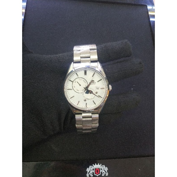 Dây Đồng Hồ Kim Loại Orient Oyster thép không gỉ Khóa 2 Lớp Đầu Tai Ôm