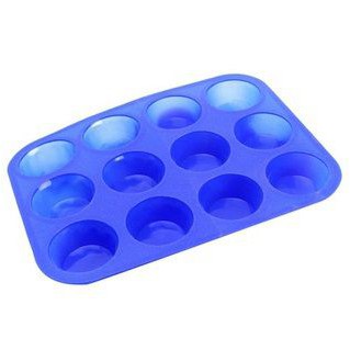 Khuôn cupcake 12 ô to Silicon