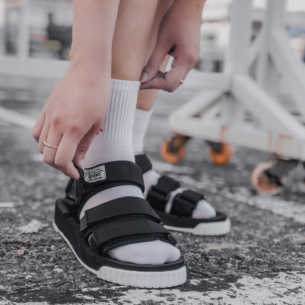 [Mua Kèm Áo Thun 0Đ] [Chính Hãng] Sandal Vento Nam Nữ Xuất Nhật SD9801 Màu Xanh Nhạt