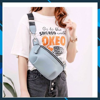 Túi đeo chéo trước ngực trẻ trung năng động da siêu mềm DC06 túi bao tử -Chip Xinh Boutique
