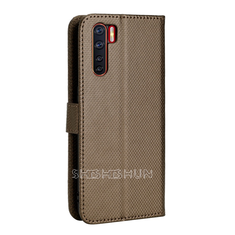 Bao Da Điện Thoại Nắp Lật Có Ngăn Đựng Thẻ Cho OPPO Reno 3 OPPO Reno3 OPPO A91 Ốp