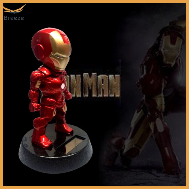 Đồ Chơi Lắc Lư Hoạt Hình Sử Dụng Năng Lượng Mặt Trời Không Phai Màu Trang Trí Xe Hơi