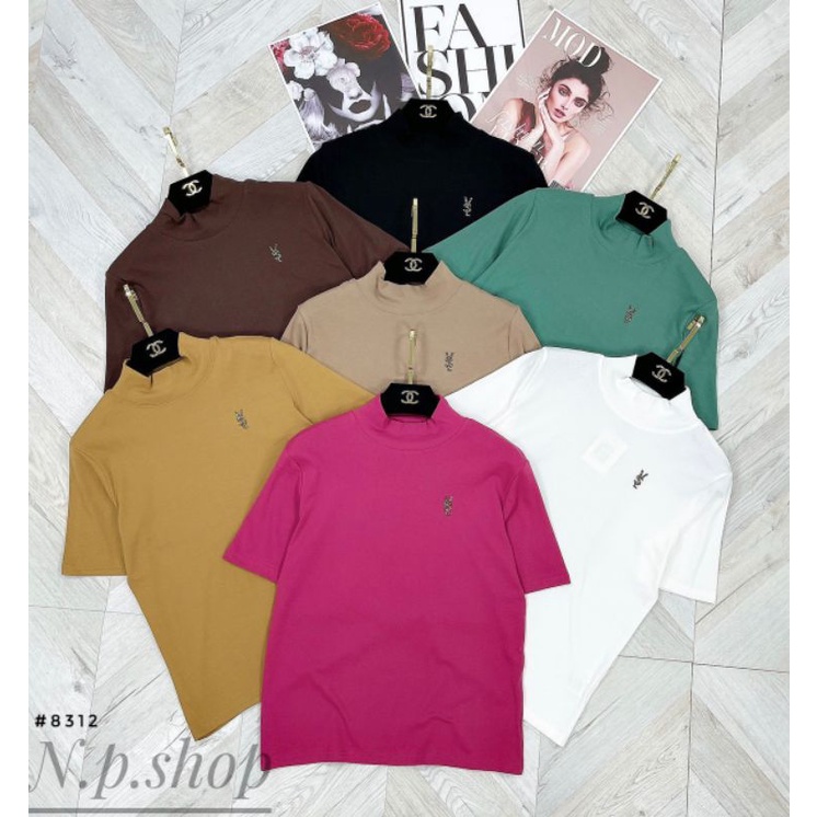 Hot Áo thun tăm quảng châu ngắn tay body