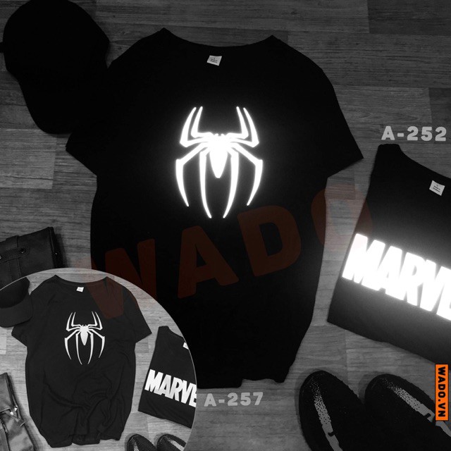 ATPQ - Áo Thun Phản Quang Unisex in Logo SpiderMan