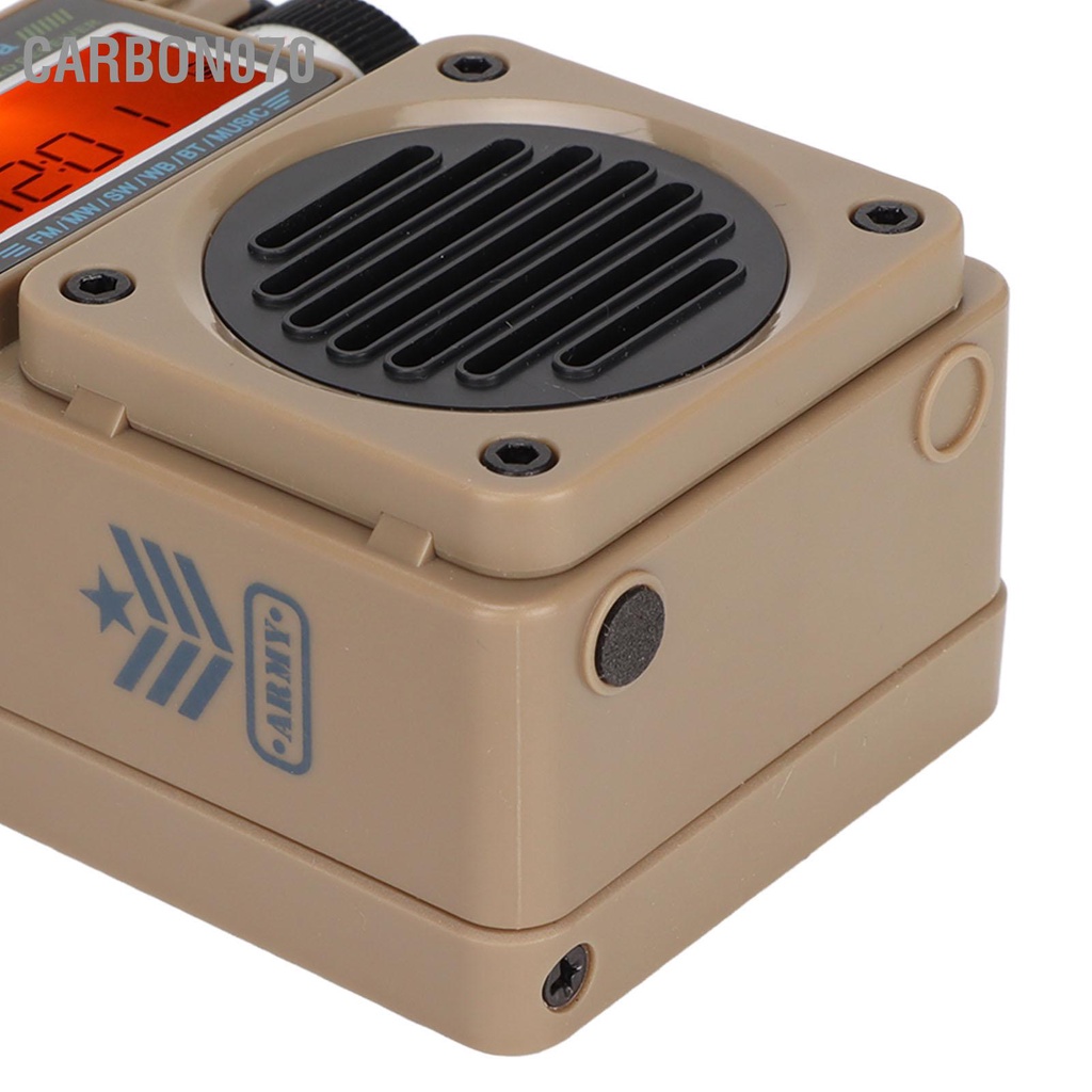 [Hàng HOT] Loa nghe nhạc Bluetooth HRD ‑ 701 Digital Radio Hỗ trợ Thẻ nhớ di động cho Gia đình Ngoài trời【Carbon070】