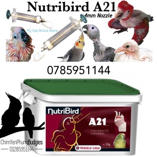 200g | BỘT NUTRI A21 giàu dinh dưỡng cho vẹt non - XUẤT XỨ: BỈ_date 6/2022.