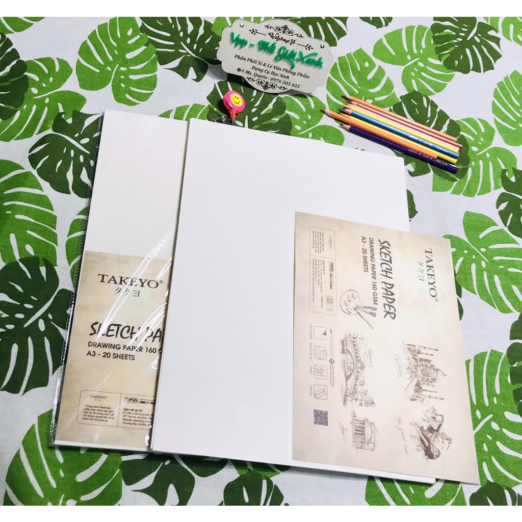 Giấy Vẽ Takeyo A3 20 tờ 8735