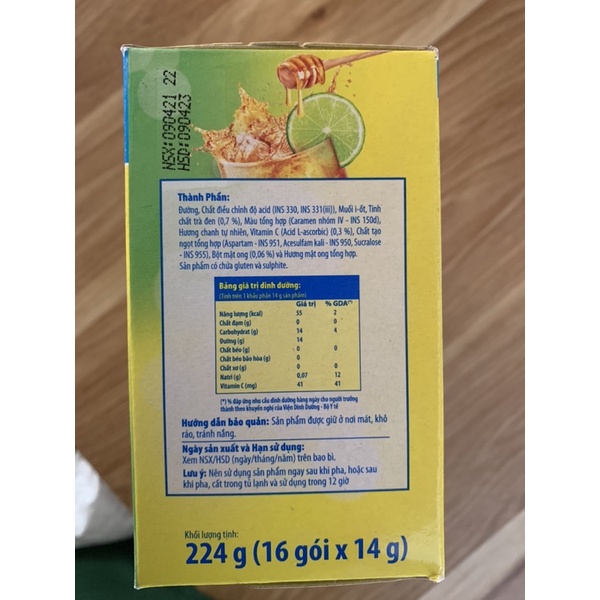 Trà Lipton Chanh Hoà Tan-224g