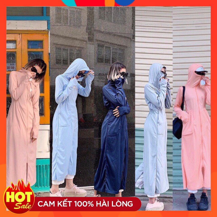 [XẢ KHO] Áo Choàng Chống Nắng Nữ⚡️FREESHIP⚡️ Thông Hơi/ Chống Tia UV cao cấp VNXK