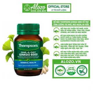Viên uống bổ não Thompson's One-A-Day Ginkgo 6000mg 60 viên Úc
