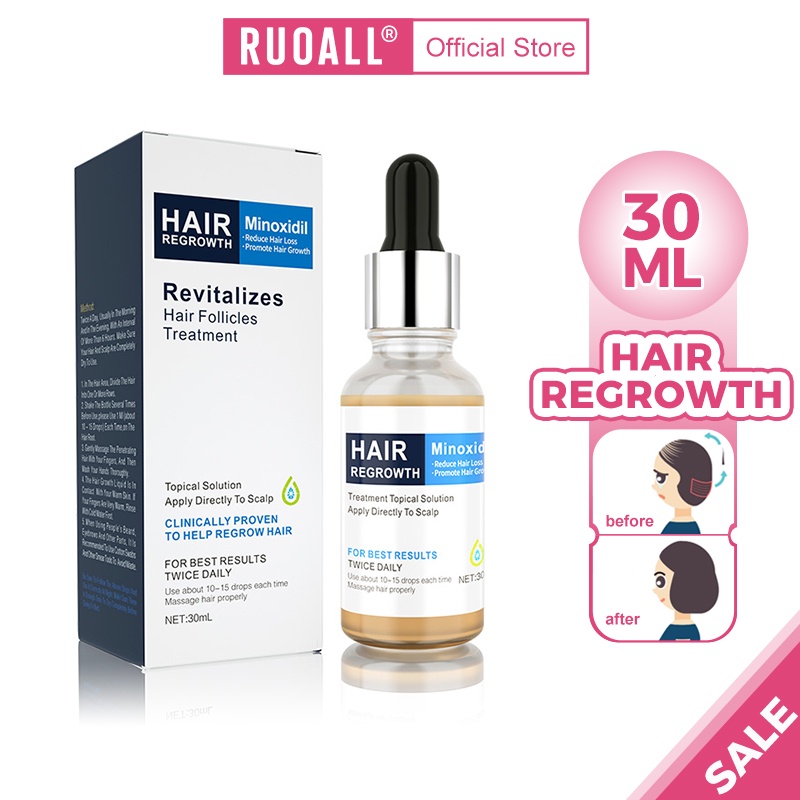 RUOALL  giúp tóc mọc dày Tinh dầu 5% 30ml 100G