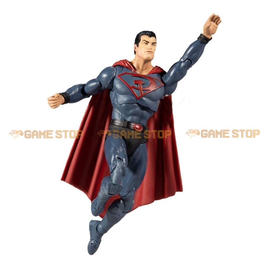 Mô hình DC Multiverse Superman Red Son 18cm McFarlane Mô hình có khớp Nhựa PVC, ABS CHÍNH HÃNG MỸ DCMF08