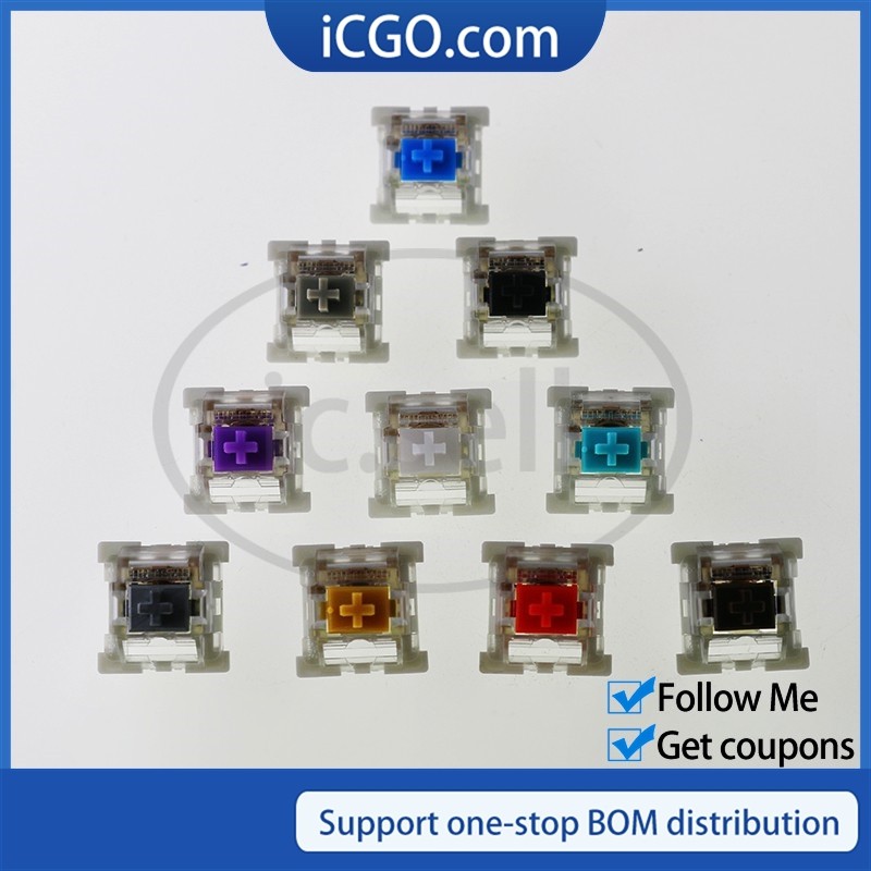 Set 60 công tắc bàn phím cơ 3 chốt cho CIY Sockets SMD