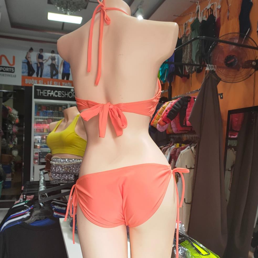 Bikini Bộ Bơi Nữ Một Mảnh Khoét Eo Nhiều Màu Freesize BHV056