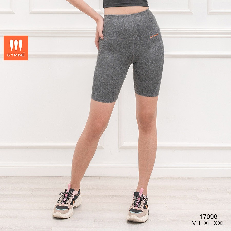 Quần tập gym, yoga GYMME biker short cạp cao nâng mông - 17096