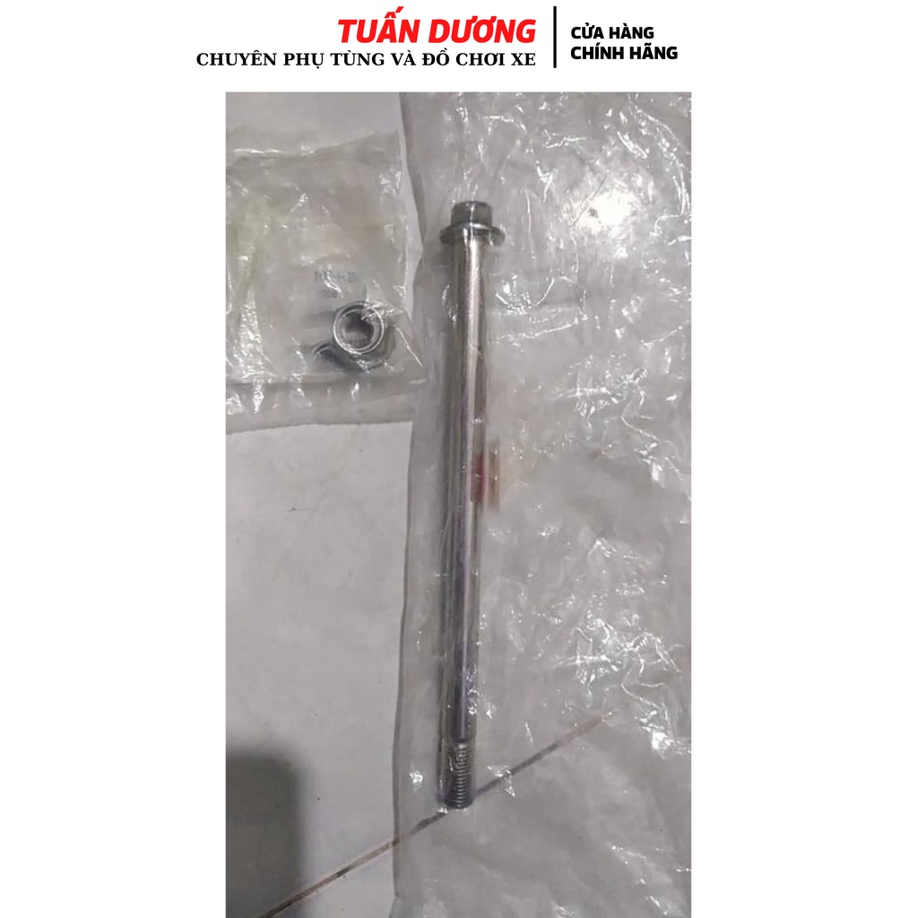 Trục Bánh Trước Hàng Zin Honda DREAM WAVE [ CHÍNH HÃNG ] - Trục Trước Xe Máy Cao Cấp Lắp Dream Thái, Dream Việt Các Đời